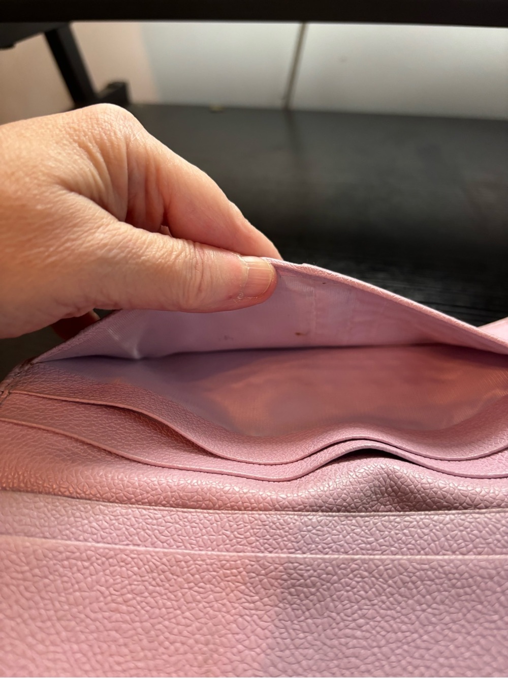 Authentic BVLGARI Pink Grained Leather Long Continental Wallet w/ Cards - Picture 12 of 13
